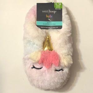 New WestLoop Kids Unicorn Slipper Socks Small Medi